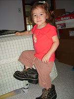 Hannah in SHOES!